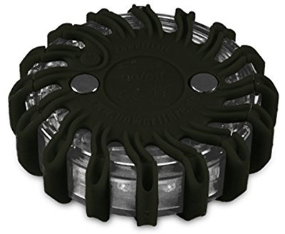 LIFE IS SIMPLE Powerflare LED Batterie Signallicht in schwarz (rot-blau)