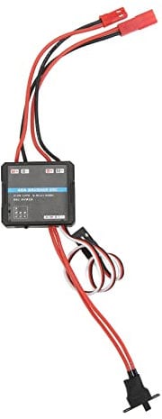 Dilwe 40A Brushed ESC Low Voltage Throttle Auto Régulation Unidirectionnelle Bidirectionnelle Escalade Voiture RC pour Camion Court, Monster Trunk, Camion, Crawler, Réservoir,