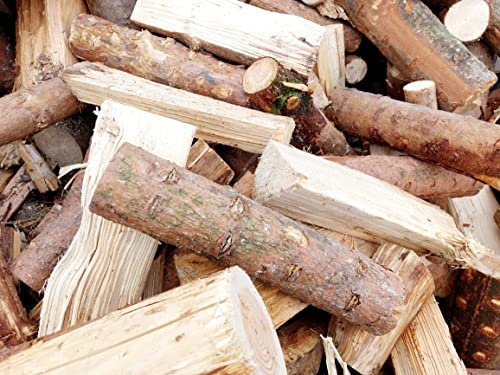 WEIDENPROFI 15 kg Brennholz aus Kiefer und Fichte, Kaminholz 33-36 cm Scheitlänge, ofenfertig <20% Feuchtigkeit