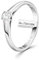 EDELIND 750 Verlobungsring Damen 0,20 Ct Solitär Diamant Ring aus Weißgold Ø 51 mm Ideal für Verlobung oder Geschenk Solitärring in exquisiter Geschenkbox