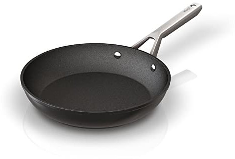 Ninja ZEROSTICK Essentials Cookware 28cm Frying Pan, Non-Stick, Long Lasting Forged Aluminium Frying Pan, Induction Compatible, Oven Safe to 260°C, Black C10028UK