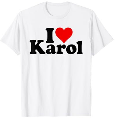 AMO HEART KAROL Camiseta