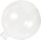 USHOBE Boule De Verre Abat-Jour Remplacement 80Mm G4 Douille De Lumière Sphère Ronde Globes En Verre Pendentif Couvercle De Lumière Pour Appliques Murales Lampe De Lustre