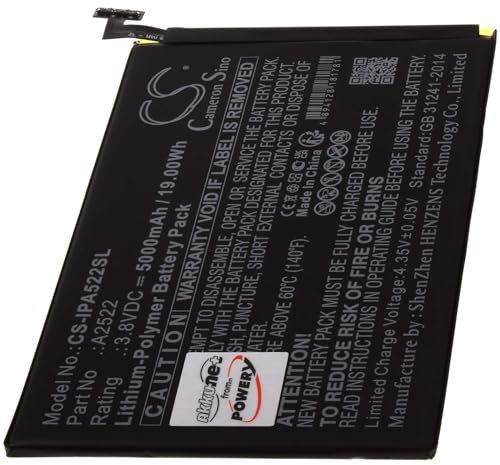 Batteria per tablet Apple iPad Mini 6, 3,8 V, ai polimeri di litio