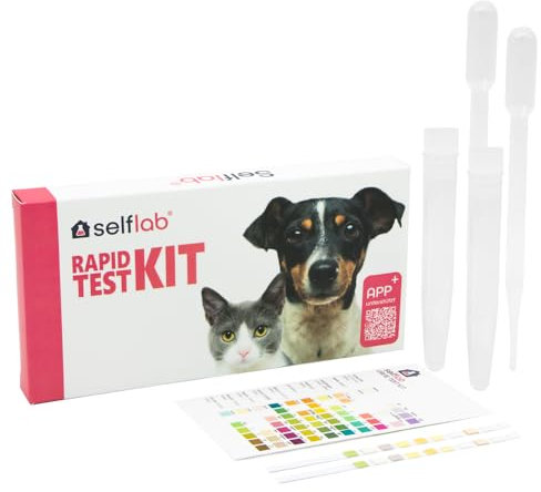 selflab Urin Teststreifenkit für Hunde (10 Werte)