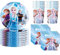 Kindergeburtstag-Geschirrset Elsa mit 10 Tellern, 10 Tassen und 20 Servietten Für Kinder Geburtstag Party Dekoration für Mädchen