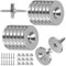 Foppla 12Pcs Cabinet Door Magnetic Closure Metal Magnetic Door Catch Concealed Closet Door Catch Closer Hidden Magnetic Door Latch Furniture Door Magnet Closing Catch for Cabinet Closet(silver)