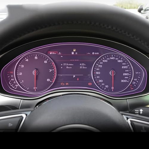 ALaaaaL Auto GPS Navigation Schutzfolie für Audi A6 A7 C7 2012-2018,Kratzfeste Nano Displayschutzfolie GPS Transparent Touchscreen
