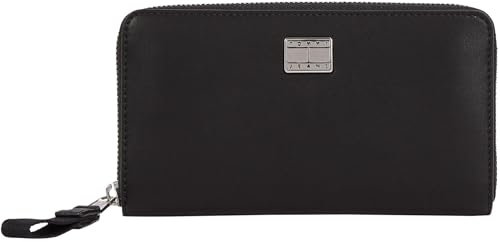 Tommy Jeans Donna Portafogli American Cool Piccolo, Nero (Black), Taglia Unica