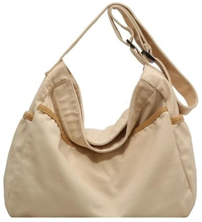 Modische Unisex Canvas Messenger Bag Retro inspirierte Umhängetaschen mit großem Fassungsvermögen