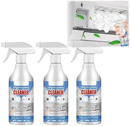2024 New Air Conditioner Foaming Cleaner,Air Conditioner Coil Cleaner, Multi-purpose Household Air Conditioner Coil Cleaner,Removal of Peculiar Smell Home Office Cleaner (3pcs)