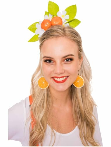 Deiters Haarreif Mandarine orange/grün