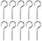 XIATIAN Ganci a Vite M6 x 82 mm, 10 Pezzi Ganci Avvitabili in Acciaio Inox, Gancio da Soffitto, Ganci Avvitabili in Metallo, Gancio a Vite per Piante, Tazze