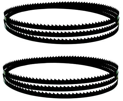 2PCS Carbon Bandsägeblätter 1434 x 6,35 x 0,35 mm 6 10 14 TPI Bandsäge Holzbearbeitungswerkzeuge for Burgess BK3, for Rexon, for Woody(10TPI)