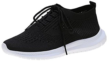 Turnschuhe Damen, Sportschuhe Damen Leichte Turnschuhe - Fitness Laufschuhe Mit Guter Dämpfung Frauen Sports & Outdoor Shoes Sport Schuhe rutschfest Stoff Sneaker Atmungsaktiv Freizeitschuhe