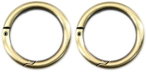 modamoda de - Karabiner-Ring 1er - 2er - 4-er Bundle Verschiedene Außendurchmesser