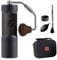 1Zpresso J-Ultra Manual Coffee Grinder Iron Gray, Conical Burr, Foldable Handle, Magnet Catch Cup Capacity 40g, Numerical Adjustable Finely Setting, Faster Grinding Efficiency Ideal for Espresso