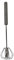 Fackelmann Batidor de Huevos Semiautomático 30 cm, Acero Inoxidable, Bate Huevos sin Esfuerzo, Agitador Semiautomático, Batidora de Varillas Manual, Batidor de Empuje Manual