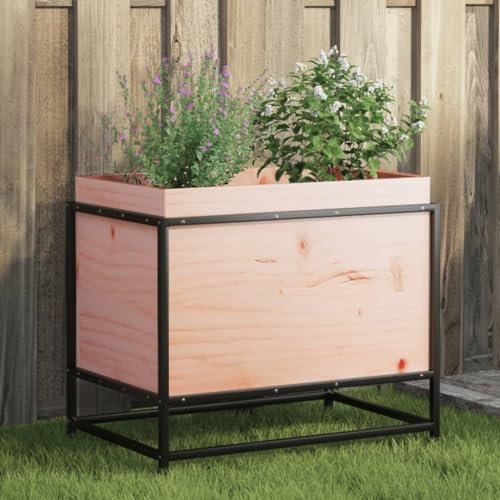 Fioriera da Giardino 60x40x50 cm in Legno Massello di Douglas (8,8KG)