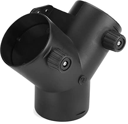 Cpolebev 60 Mm Y-FöRmiger Parken Standheizung EntlüFtung Auspuff Anschluss mit Doppelter Regulierung Ventil Klappe für Luft Erhitzer