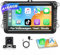[4G+64G] Motorsi Antoradio para VW/Golf 5 6/Polo/Passat/Seat,Android 15 inalámbrico Carplay Auto Radio,Pantalla táctil de 8'' 2 DIN Car Display con Bluetooth 5.0,Android Auto,Control del Volante,GPS.