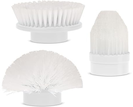 Hurricane Spin Scrubber Ersatzbürsten - 3 unterschiedliche Bürstenaufsätze für den Hurricane Spin Scrubber