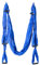 htdirect antigravitation Pilates Yoga Flying Swing Antenne Yoga Hängematte mit Fallschirm Stoff Material Max laden 200 kg-sky blau, saphirblau
