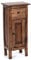 DESIGN DELIGHTS Holz FLURSCHRANK Plant 80 | 80x36x25cm (HxBxT), Mahagoni Recyclingholz | Shabby Chic Telefontisch | Farbe: 02 Hellbraun