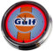 Neon Clock Gulf Racing WallClock Deko-Clock LeuchtClock USA 50's Style Retro NeonClock Dining Room Kitchen Living Room Office (Red)