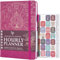 Legend Planner Stundenplan - Wochen- & Tagesorganizer mit Zeitschlitzen Terminkalender für die Arbeit Undatiert A5 (Hot Pink)