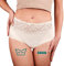Taynie Deluxe Periodenunterwäsche aus Bio-Baumwolle - Periodenwäsche - Menstruationsunterwäsche - ersetzt 2-3 Tampons, Periodenslip Tragedauer bis 12 Std., waschbar bis 60°C (38, Beige)