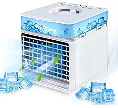 VVLXRIC Ventilador Aire Frio - Funcionamiento Silencioso Ventilador PequeñO, Dispositivo De Enfriamiento Personal Ventilador para Coche Aire Frio - para HabitacióN, Oficina, Cocina, Coche, Hogar