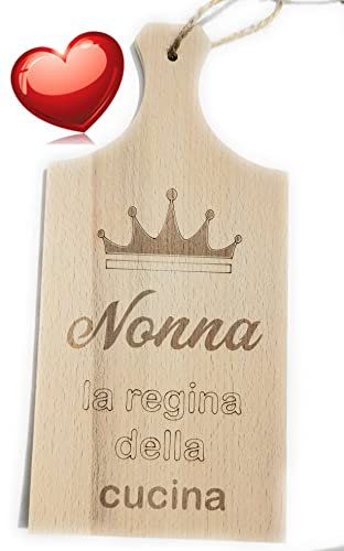 Tagliere in legno regalo nonna/regalo festa dei nonni/compleanno nona/regalo natale nonna/regalo natale nonni