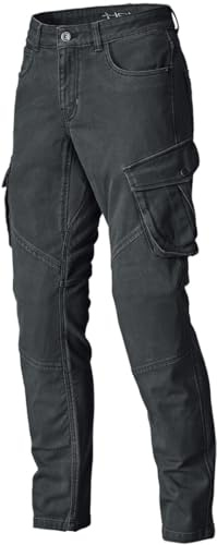 Held Creek Motorrad Textilhose, schwarz, 38 | Denim