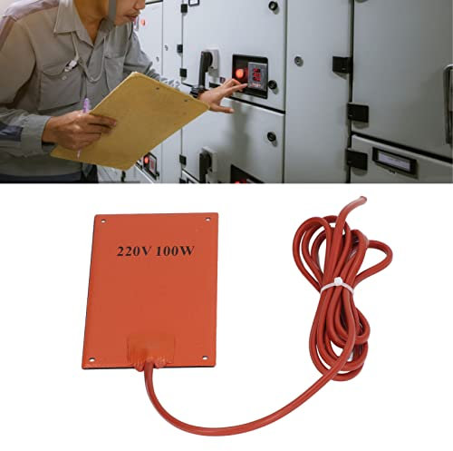 Silikon-Heizmatte Ultradünne Heizmatte aus Silikonkautschuk für den Schrank (100 W)
