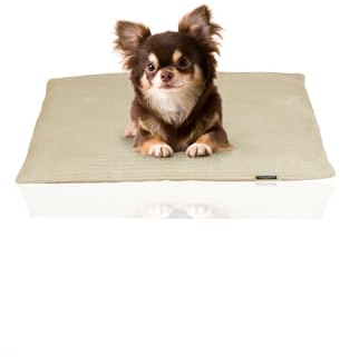 Rohrschneider Weiches Hundebett mit waschbarem Cordbezug