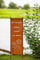 Schild Gartenschild Edelrost Rost zum Einstecken rostige Gartendeko Blumen Blüten Dekoration Beetstecker Gartenstecker (Wo Blumen blühen lächelt die Welt)