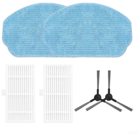 Ensemble de pièces de rechange essentielles pour aspirateur robot G20, brosse latérale et serpillère (A)