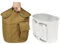 Ensemble de Gourdes Militaire, 1 L Bouilloire Militaire Portable, Cantine Camping en Aluminium avec Housse en Nylon pour Survie en Plein Air, Randonnée, Camping