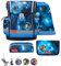 Belmil Classy Plus Schulranzen Set 6-teilig mit extra Schlüsselanhänger (405-78AG/S/K) (Galaxy Light)