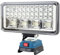 AUTOJARE Akku Lampe Kompatibel mit Bosch 18V 90W Kabellose Led Arbeitsleuchte 7500LM Tragbares Scheinwerfer 2 Helligkeitseinstellungen Baustellen Lampe mit 2 USB-Aufladung (7 zoll, kein Akku)