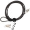Laptop Cable Lock with 2 Keys Adjustable Length Flexibility Theft Prevention Laptop Security Locks for 6x2.5mm Nano Lock Holes Adjustable Length: L Laptop Cable LockLaptop