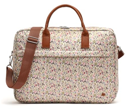 MISAKO Crosmi portaordenador 15.6 pulgadas Mujer - Crosmi Beige 30x41x10cm
