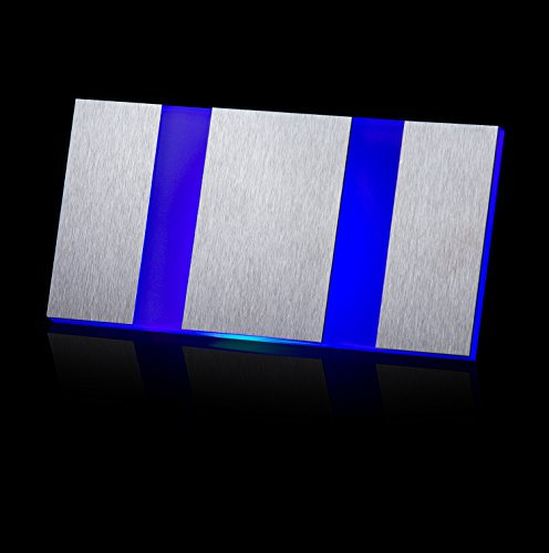naka24 SET - LED TRIO Wand & Treppenbeleuchtung Treppenlicht 2W 230V MOD-15 (Blau 15/WS/B/ED/230)