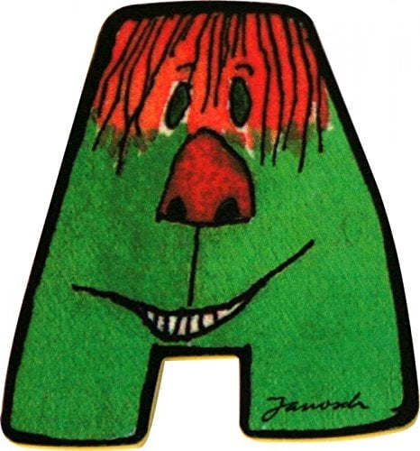 Janosch Holz Buchstaben 6cm (Buchstabe A)