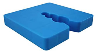 100 x Handelskönig Abstandhalter für Sockelprofile 8 mm Abstandshalter Sockelprofile Unterlegscheiben Ausgleich Unebenheiten Ausgleichstück Distanzstück Sockelschiene PVC-Abstandshalter