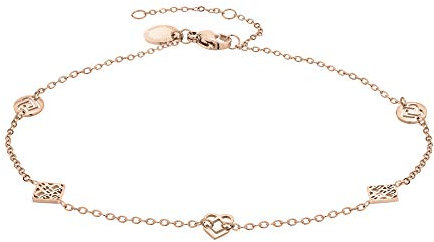 Liebeskind Berlin Damen-Fußkette Edelstahl One Size Rosé 32016803