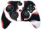 ExtremeGripPro Silicon Camo Case Cover Skin Grips for Microsoft Xbox Series X S Controller - Black/White/Red Camo