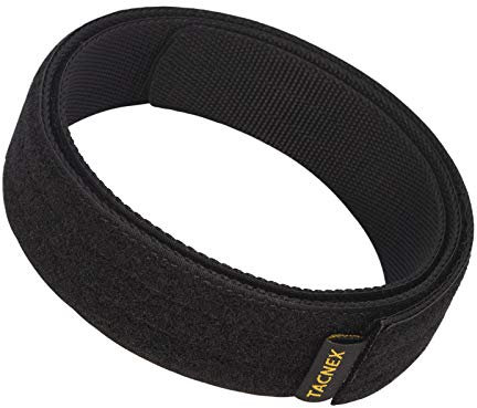 TACNEX Innengürtel Untergürtel mit Flauschklett auf der Außenseite Innerer/unter Gürtel für Polizeidienst Rettungsdienst Rescue Arbeit IPSC Inner Liner Under Belt für Obergürtel Security Koppel BK XXL