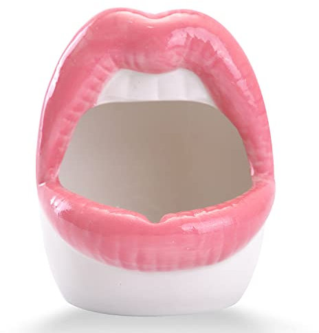 WHJY Sexy Lips Pflanztopf Keramik Sukkulenten Übertopf - Rosa